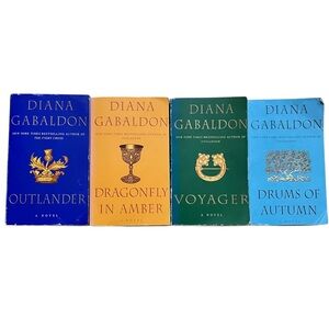 Lot of 4 Diana Gabaldon Outlander Series paperbacks romance historical books